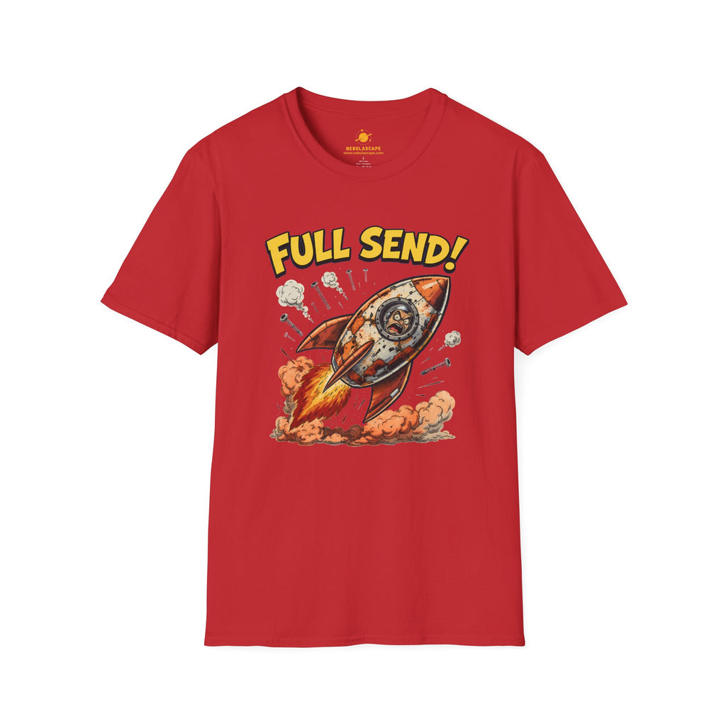 Full Send Rocket Launch T-Shirt