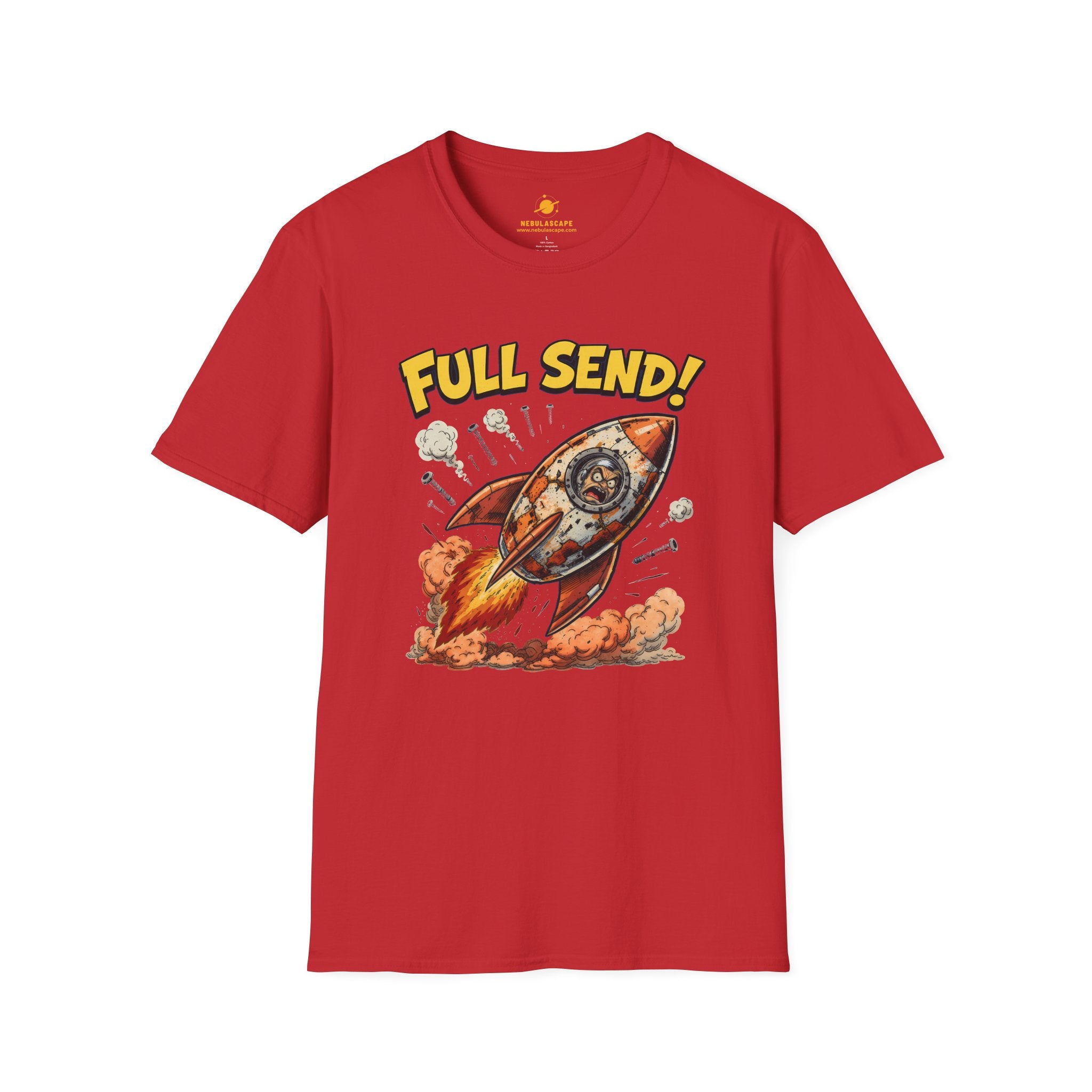 Full Send Rocket Launch T-Shirt