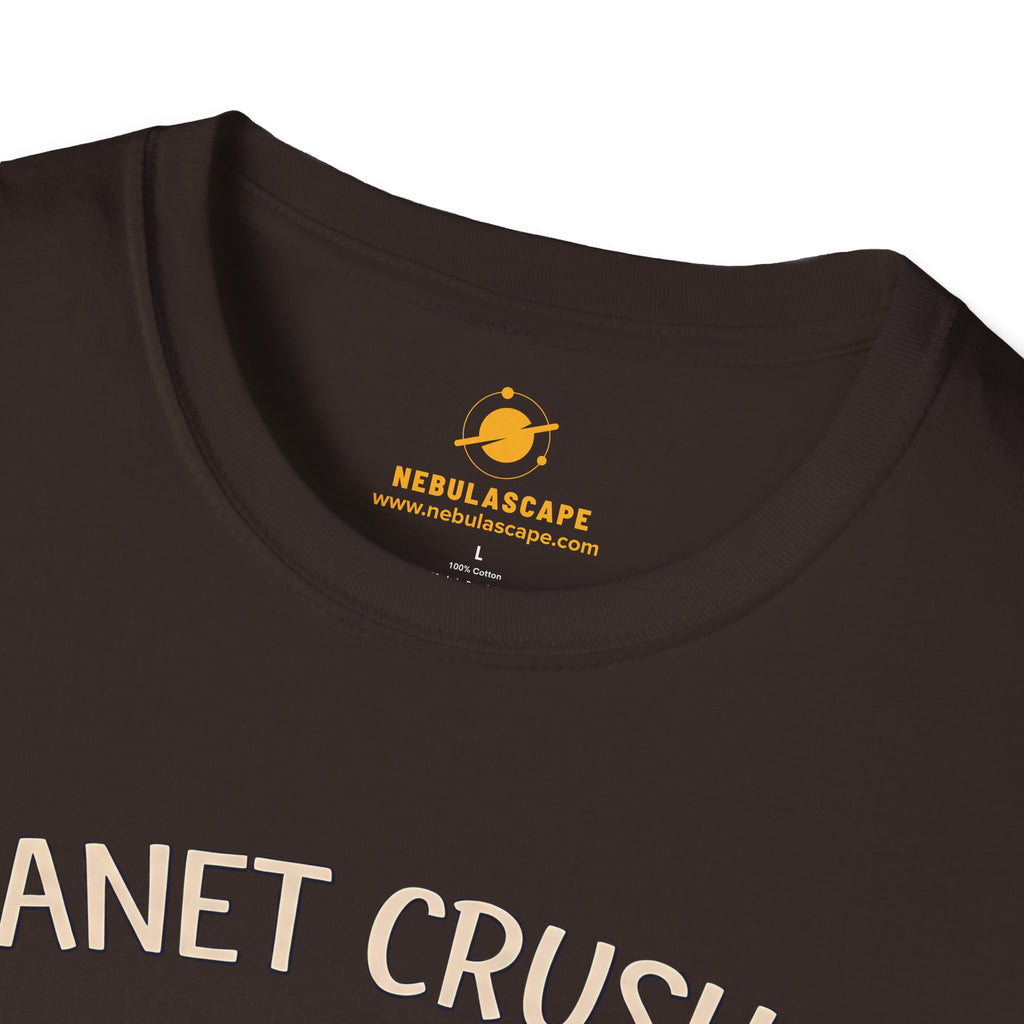 Planet Crusher Black Cat Playing T-Shirt