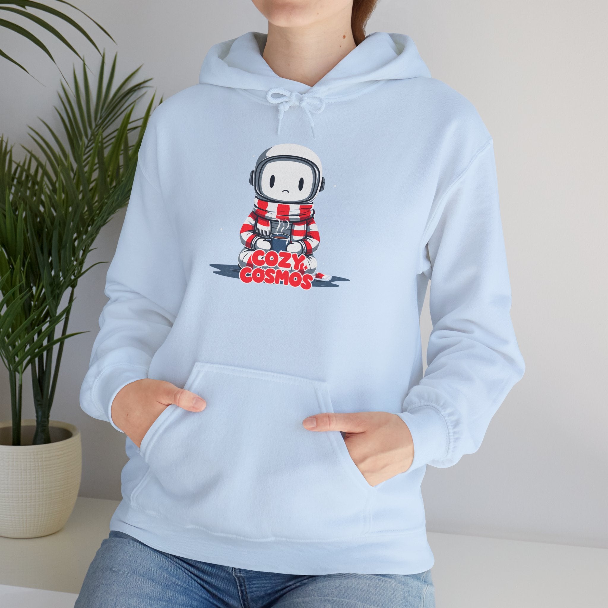 Cozy Cosmos Hoodie — Cute Astronaut Bear Graphic Pullover