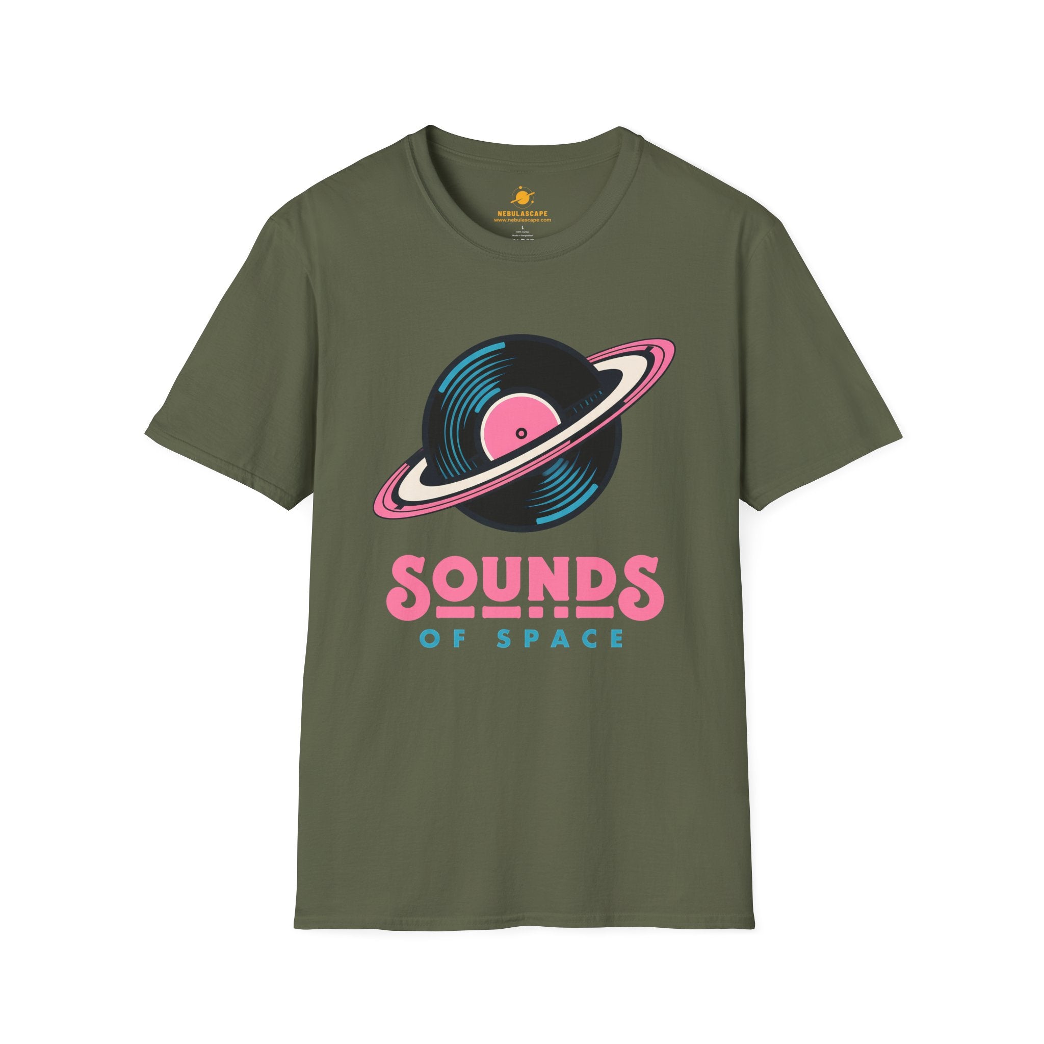 Sounds Of Space Planet Record Disc T-Shirt