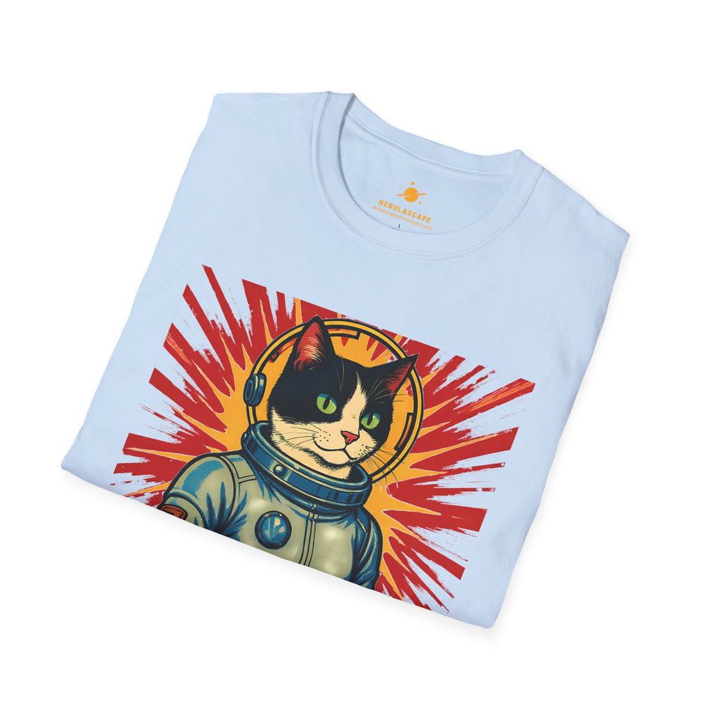 Astrocat Felicette T-Shirt — Retro Space Cat Graphic Tee