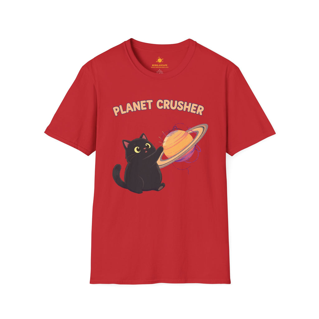 Planet Crusher Black Cat T-Shirt