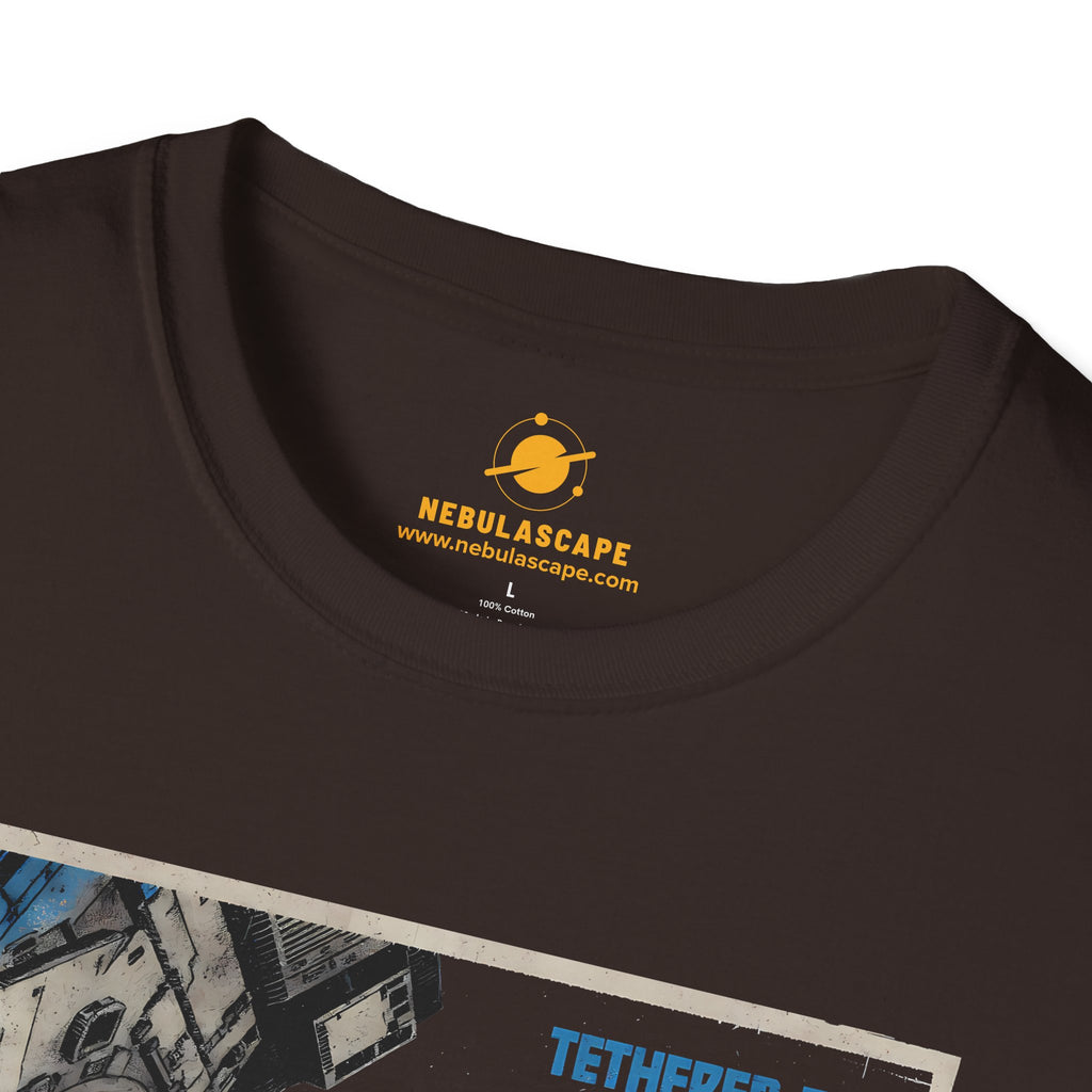 Astronaut T-Shirt — 'Tethered to the Void' Space