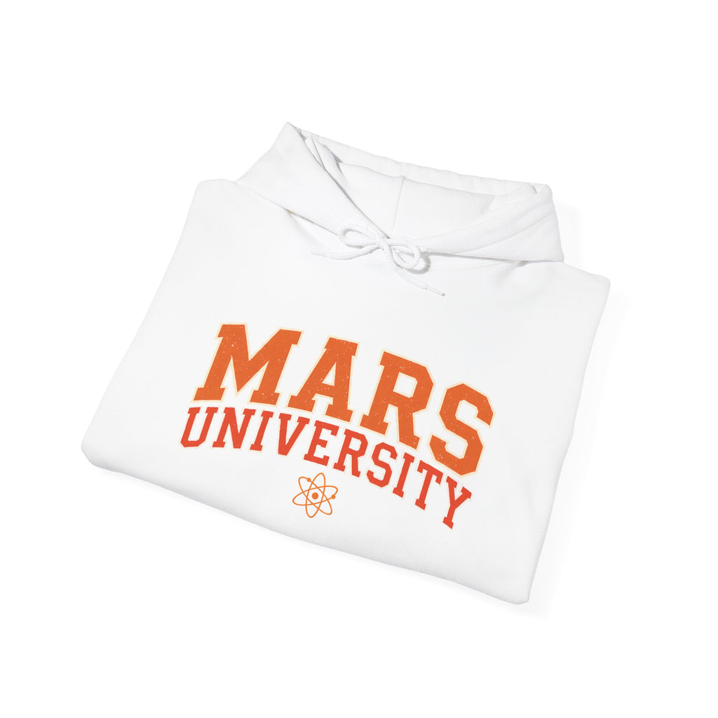 Mars University Hoodie – Retro Collegiate Graphic Pullover