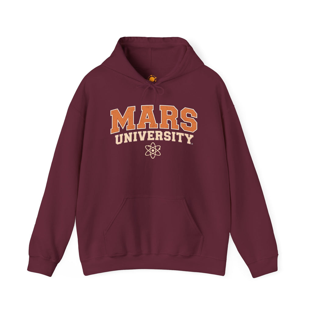 Mars University Hoodie — Retro Collegiate Space Sweatshirt