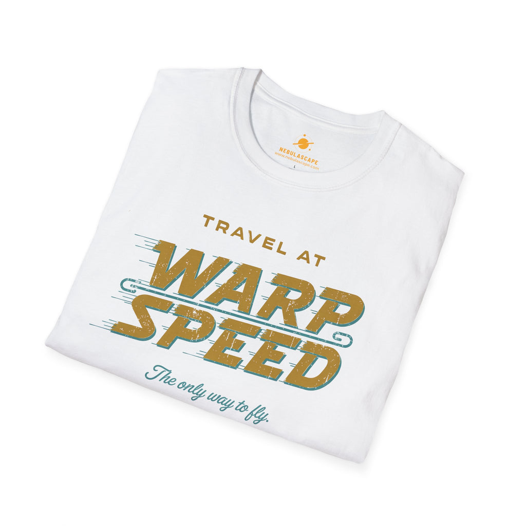Warp Speed T-Shirt — Travel At Warp Speed Retro Graphic Tee
