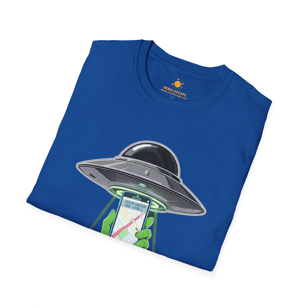 Alien Abduction Graphic Tee — "5 Star Abuction" UFO Phone Design