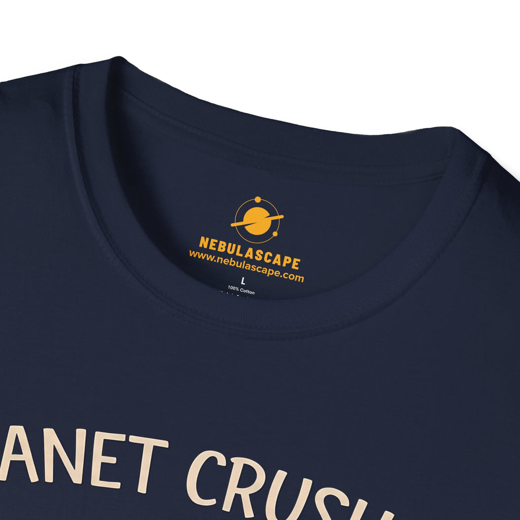 Planet Crusher Black Cat Playing T-Shirt