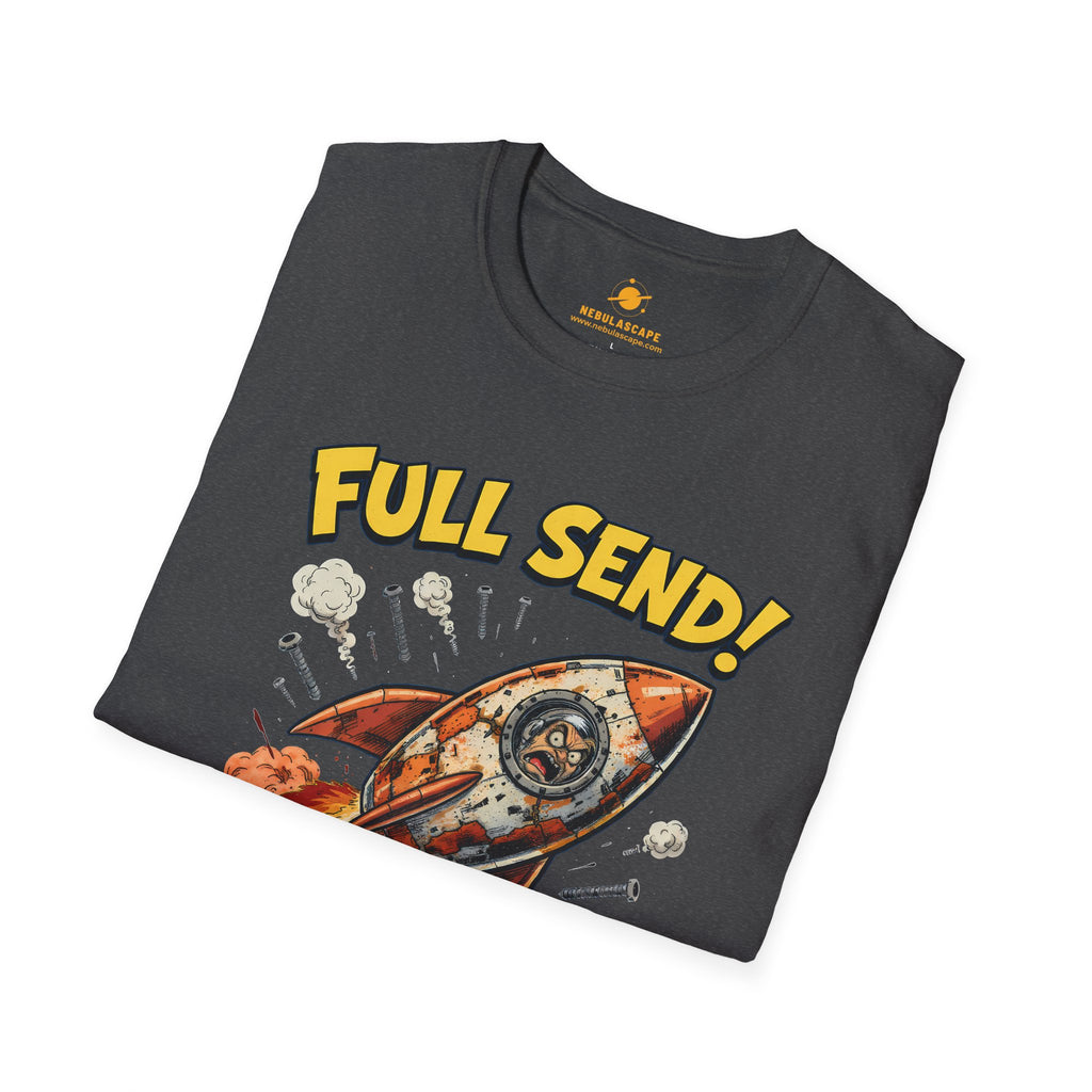 Full Send Rocket Launch T-Shirt