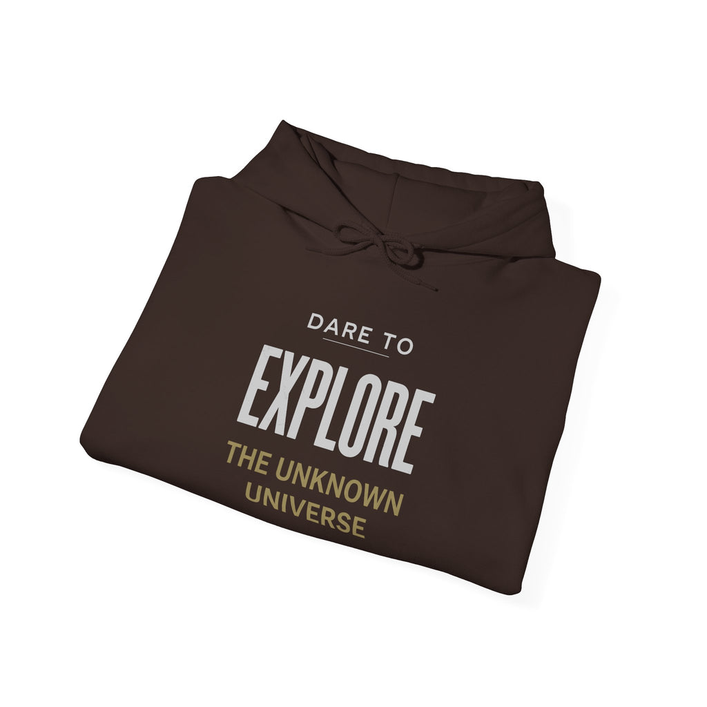 Explore the Unknown Hoodie — 'Dare to Explore the Unknown Universe' Adventure Hoodie