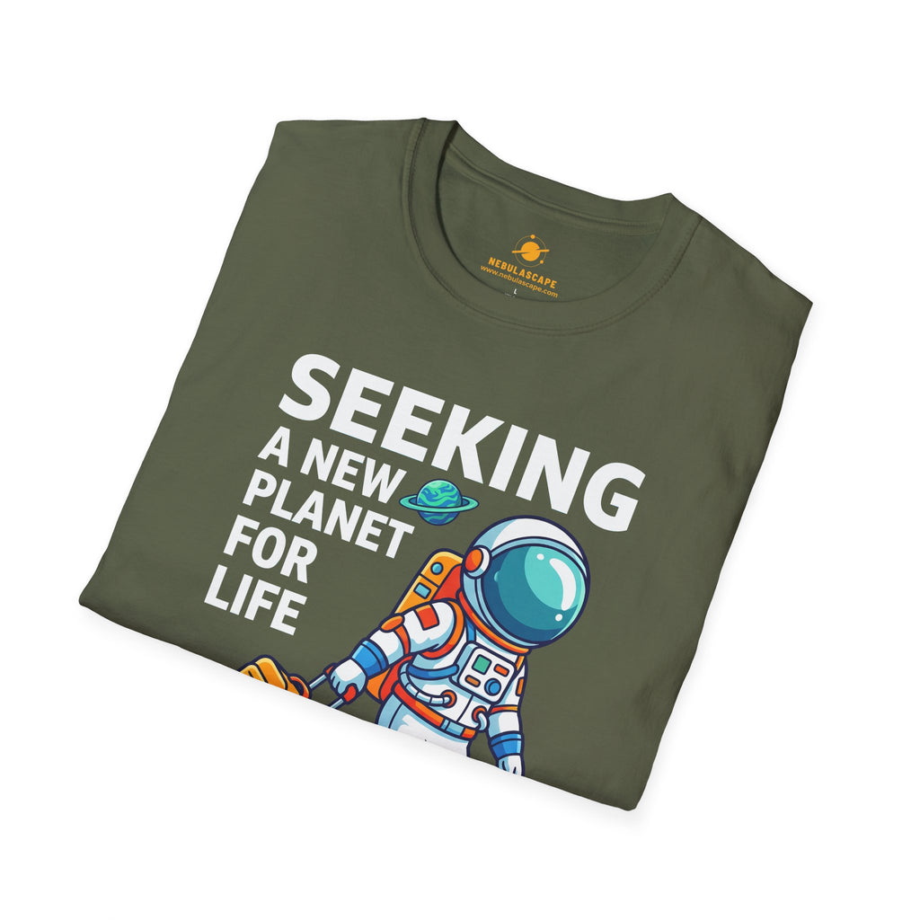 Seeking a New Planet Astronaut T-Shirt