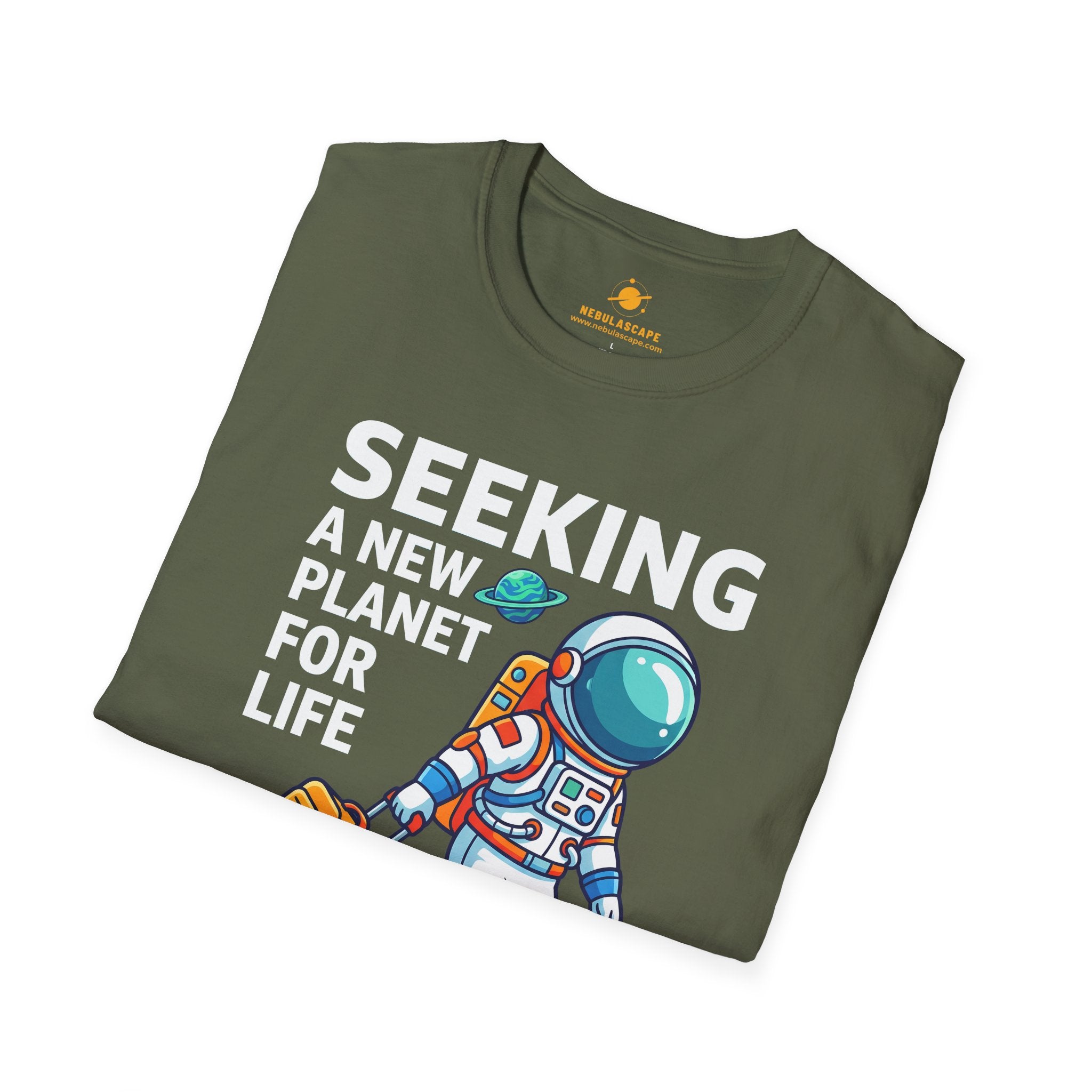 Seeking a New Planet Astronaut T-Shirt