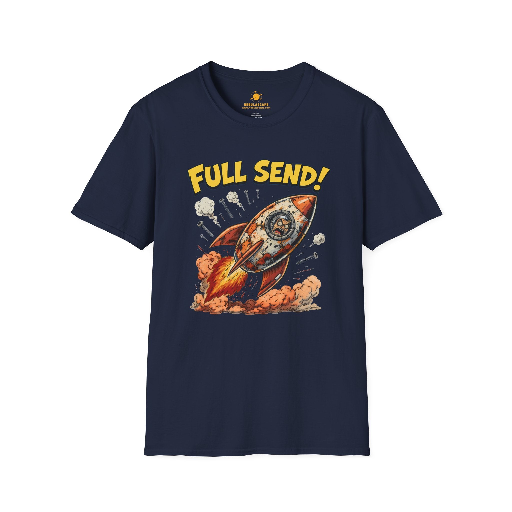 Full Send Rocket Launch T-Shirt