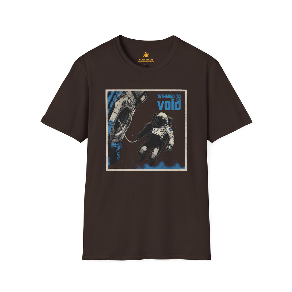Astronaut T-Shirt — 'Tethered to the Void' Space