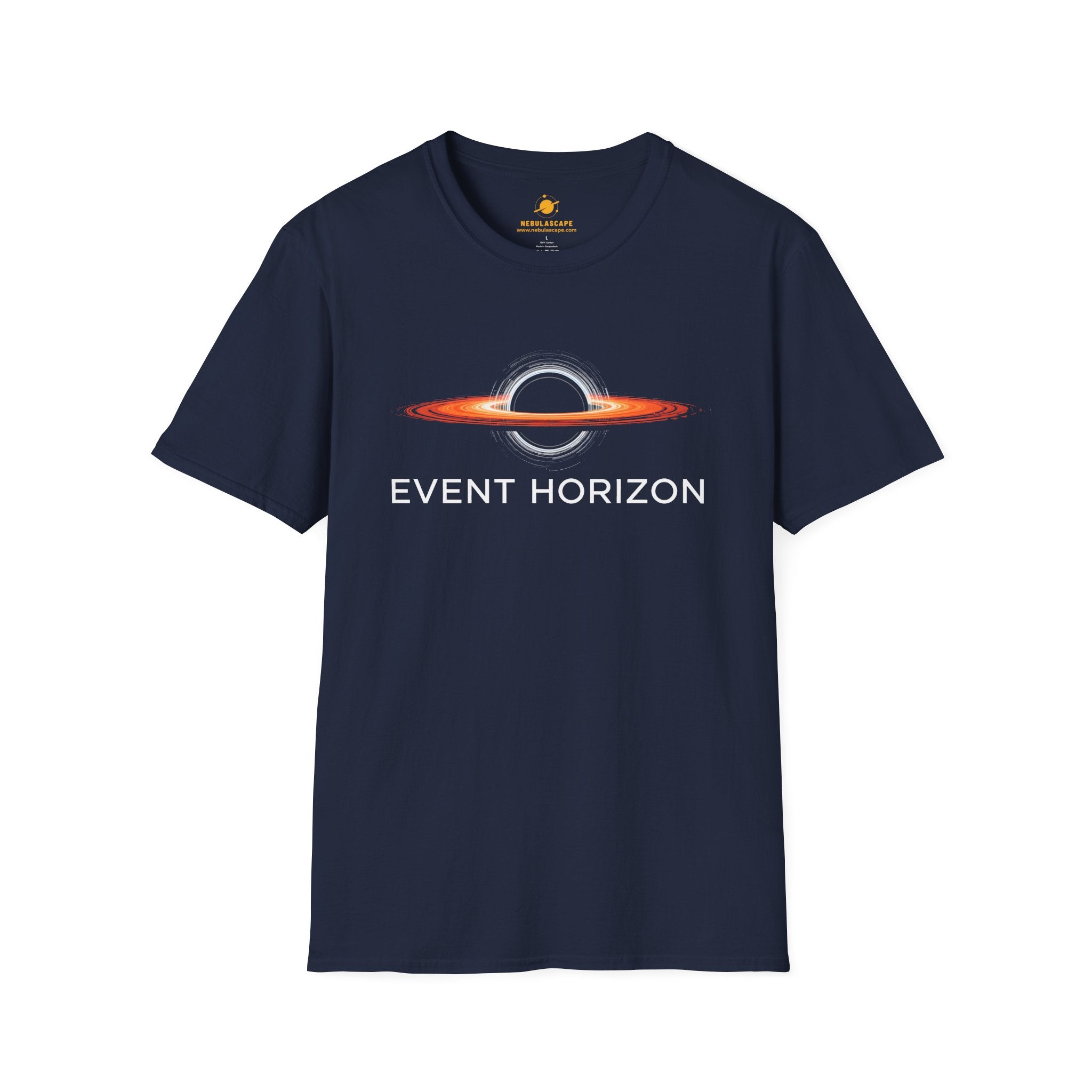 Event Horizon Black T-Shirt — Space Black Hole Graphic Tee