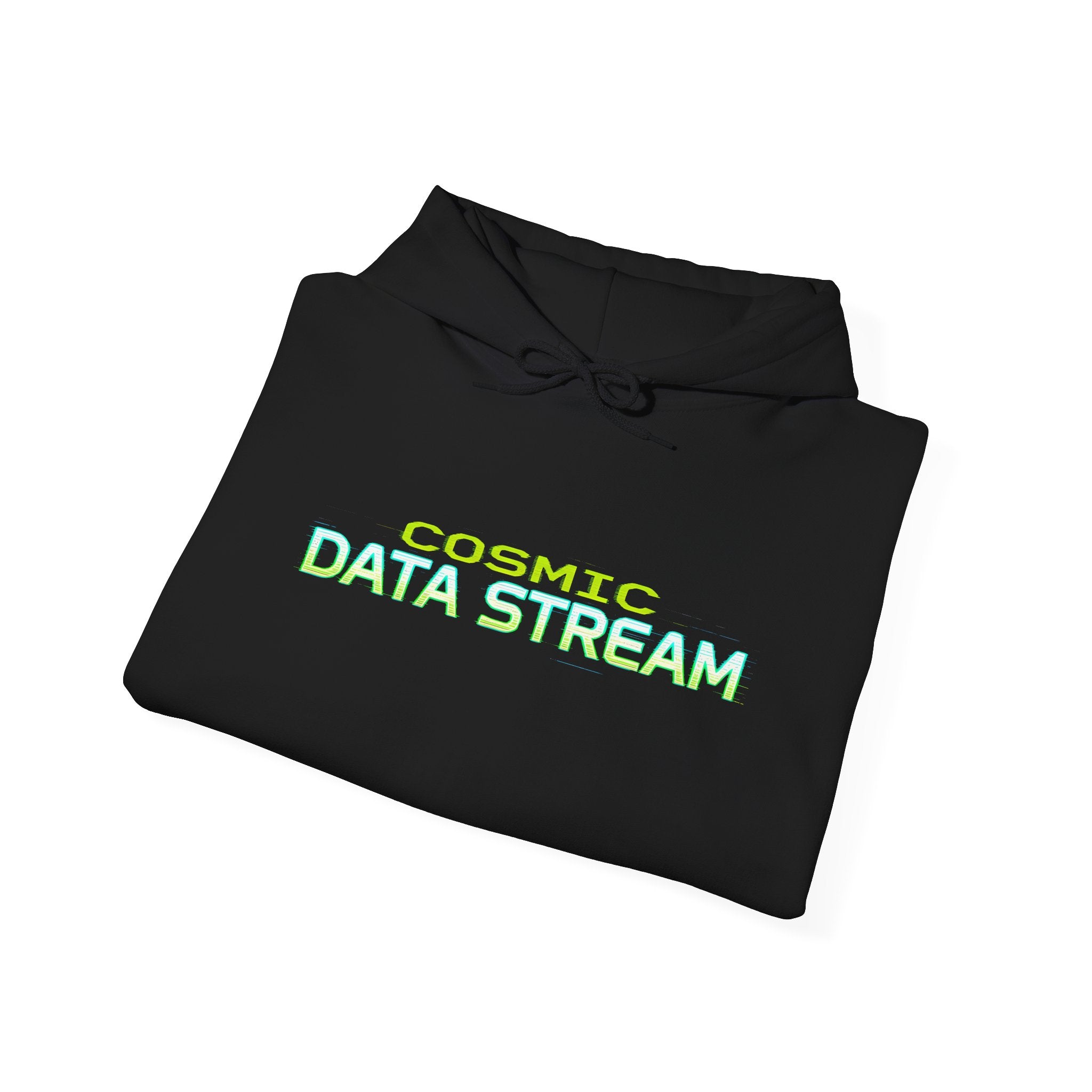 Cosmic Data Stream Hoodie – Futuristic Tech Graphic Pullover