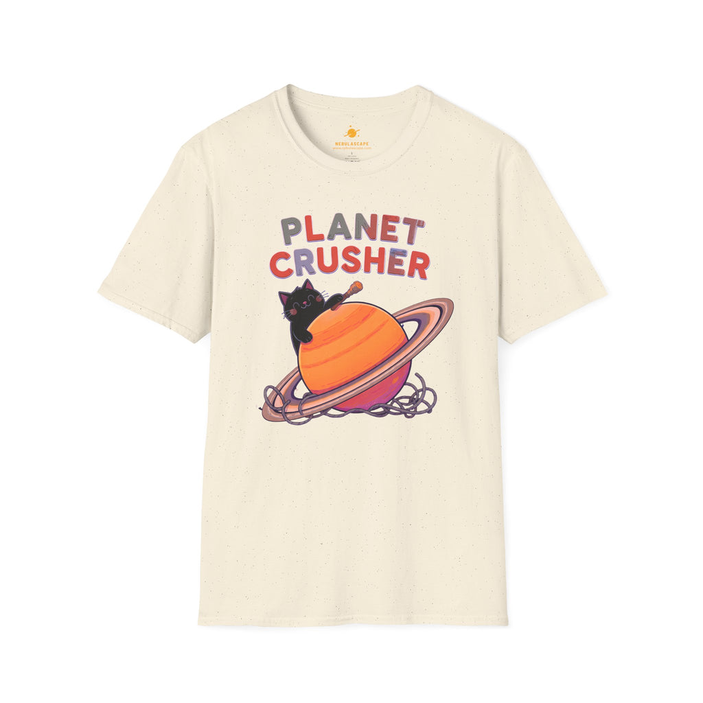 Planet Crusher Black Cat T-Shirt