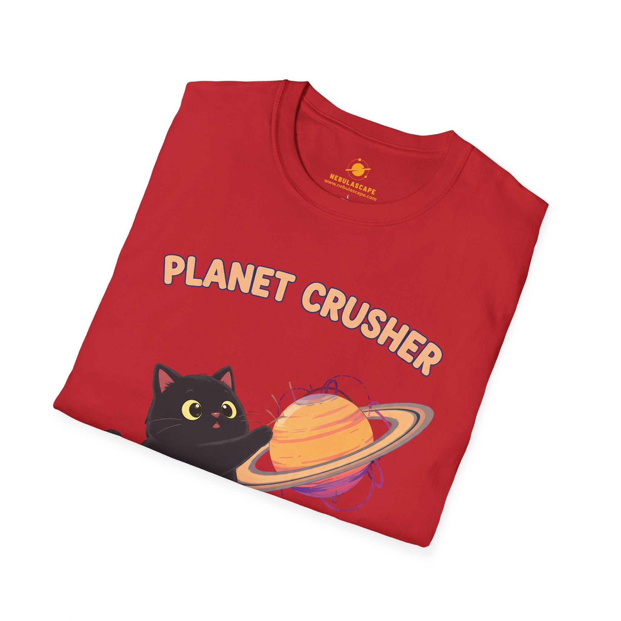 Planet Crusher Black Cat T-Shirt