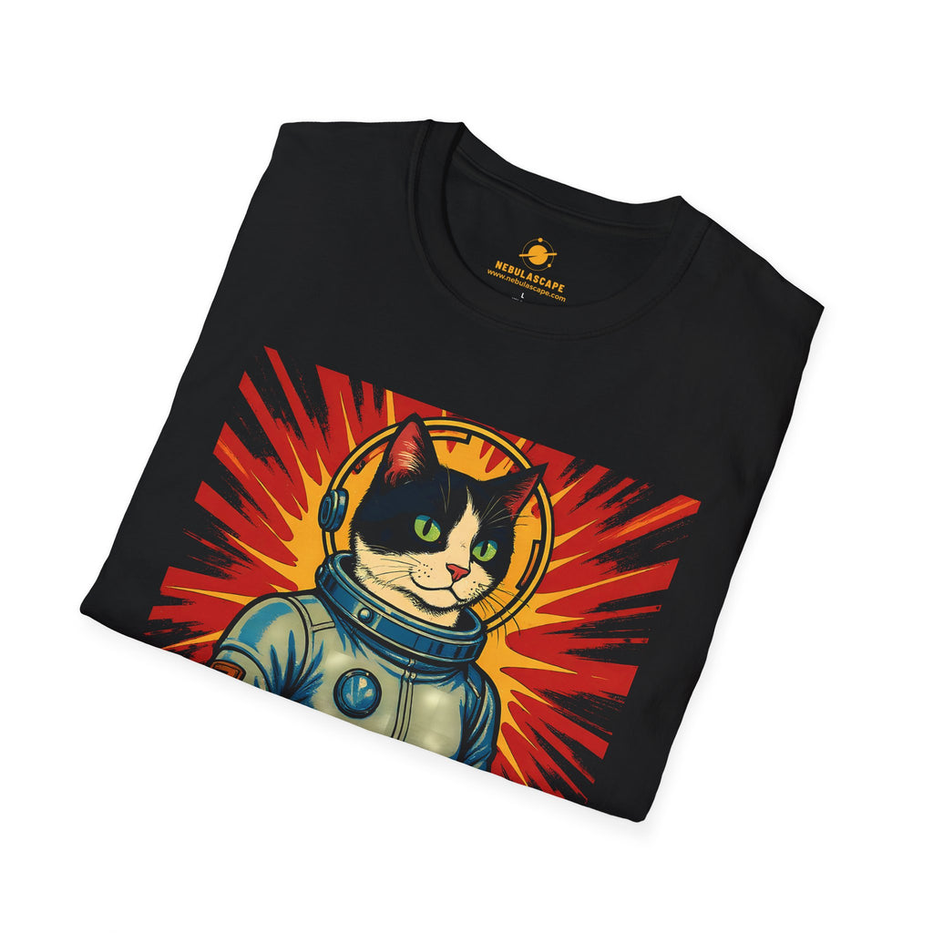 Astrocat Felicette T-Shirt — Retro Space Cat Graphic Tee