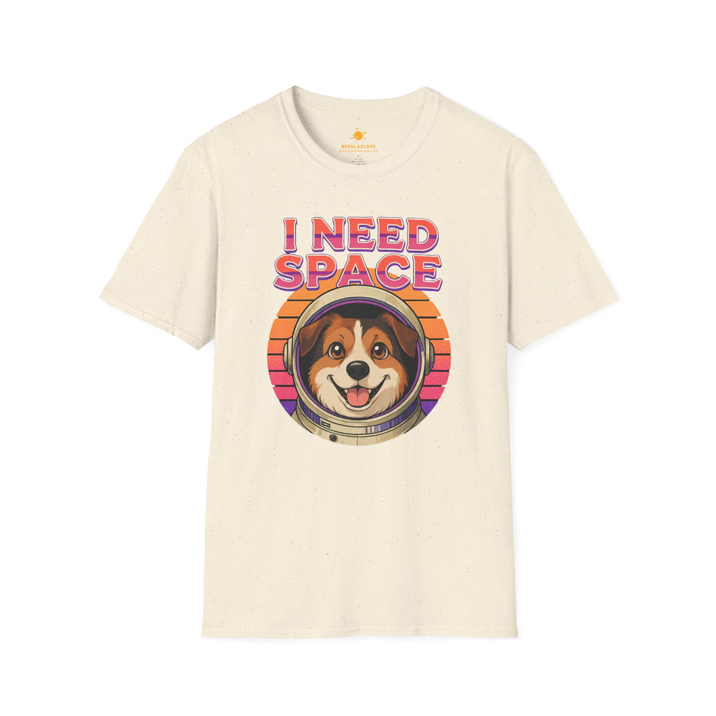 I Need Space - Cute Dog Astronaut T-Shirt