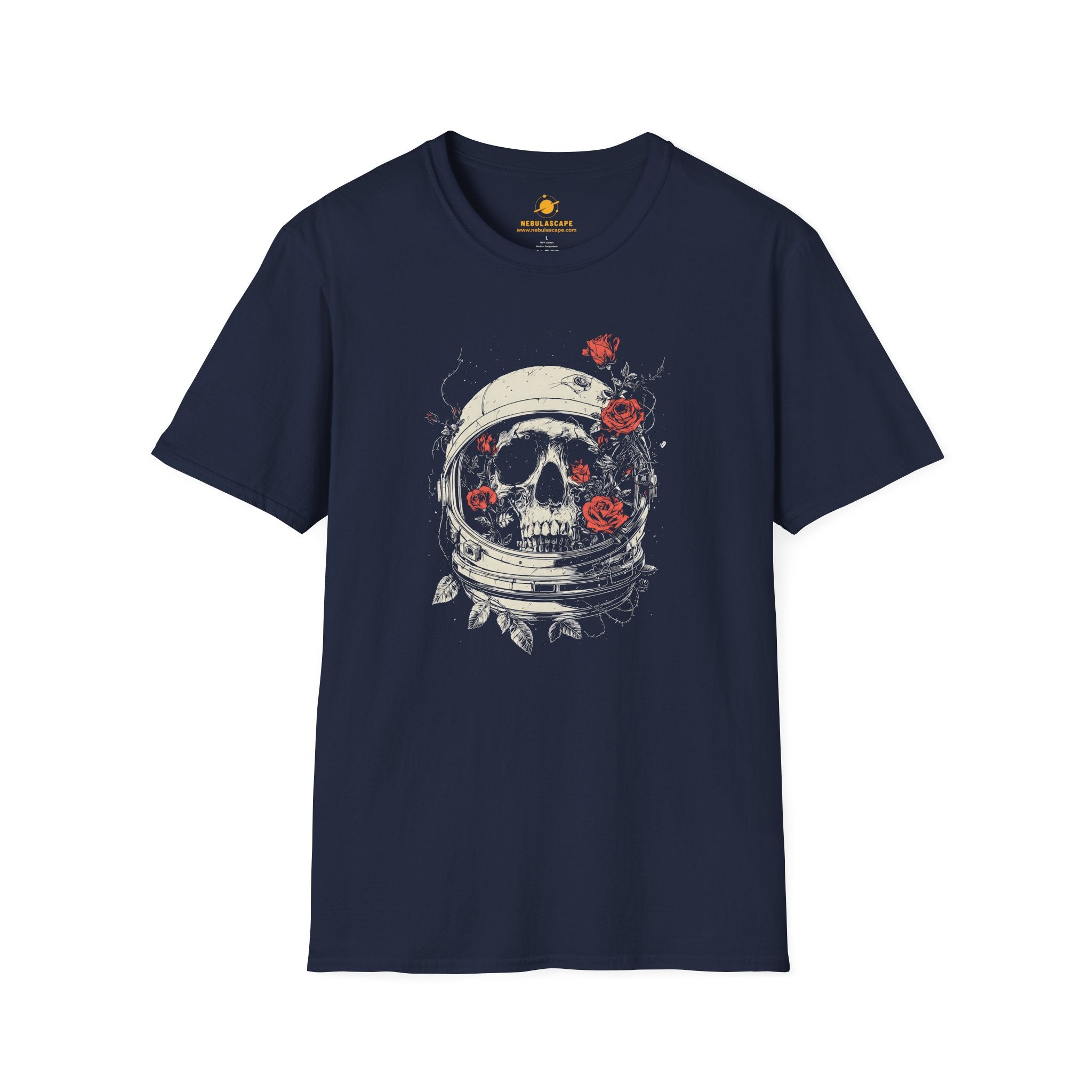 Floral Moonface T-Shirt — Soft Vintage Botanical Graphic Tee