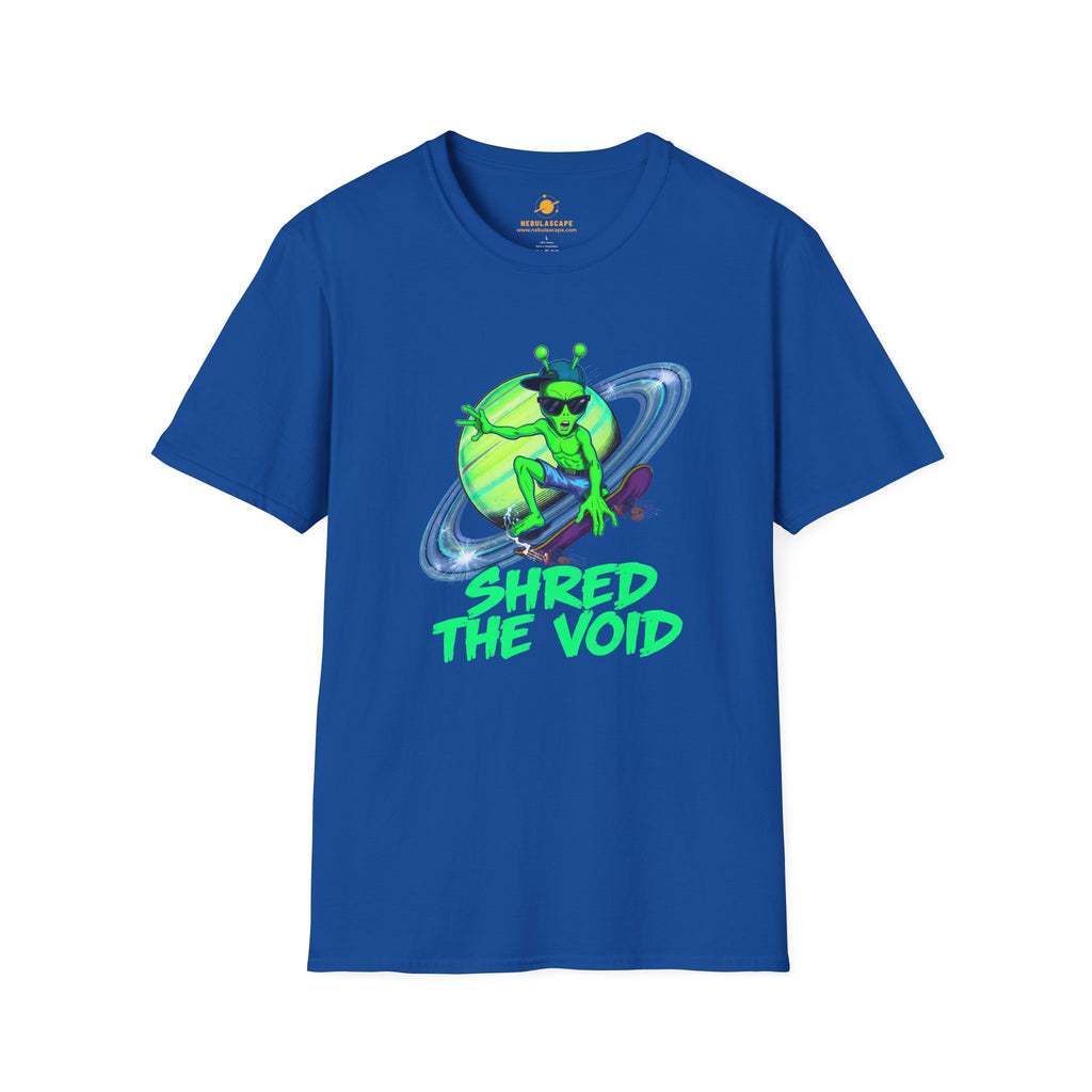 Shred The Void - Alien Skateboarder T-Shirt