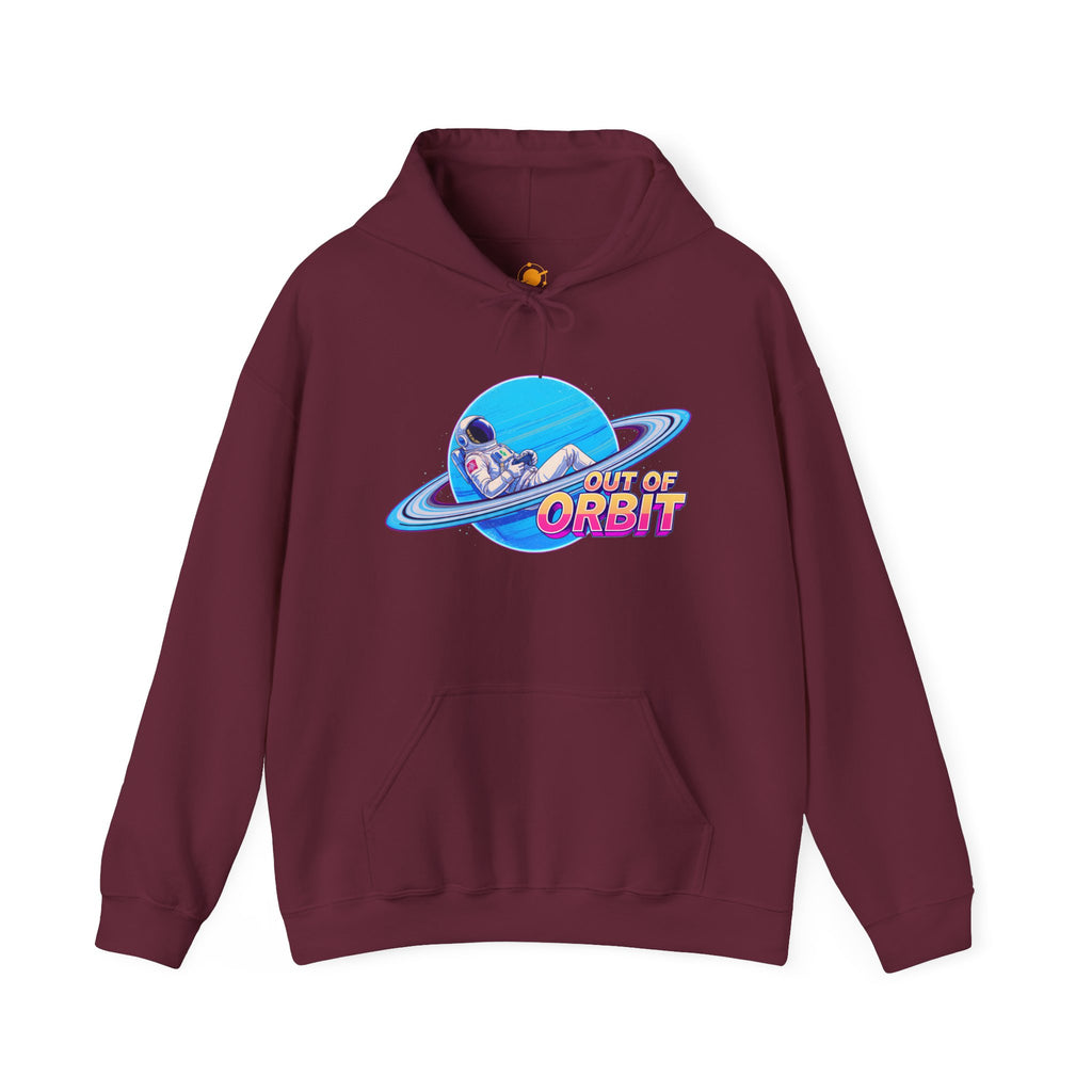 Out of Orbit Astronaut Hoodie – Retro Space Graphic Sweatshirt
