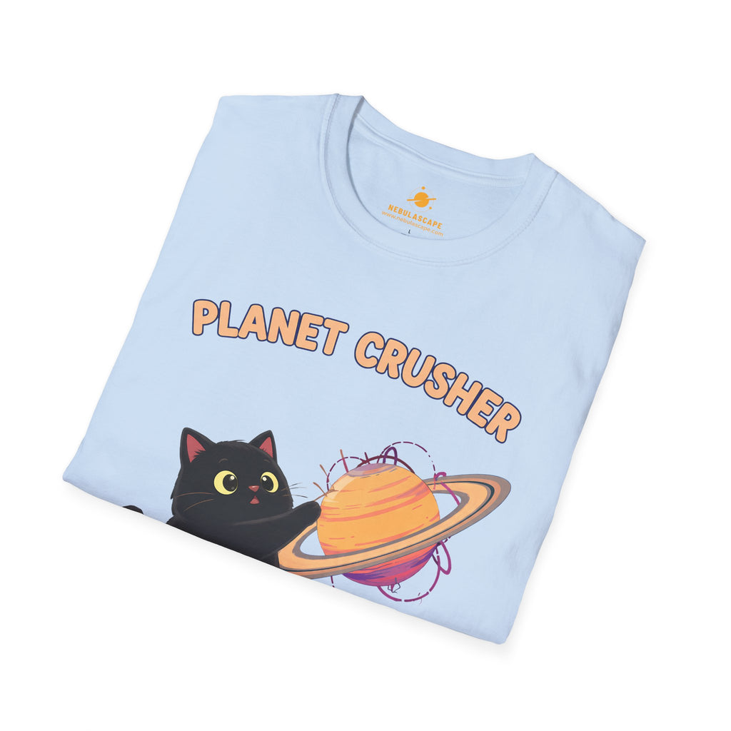 Planet Crusher Black Cat T-Shirt