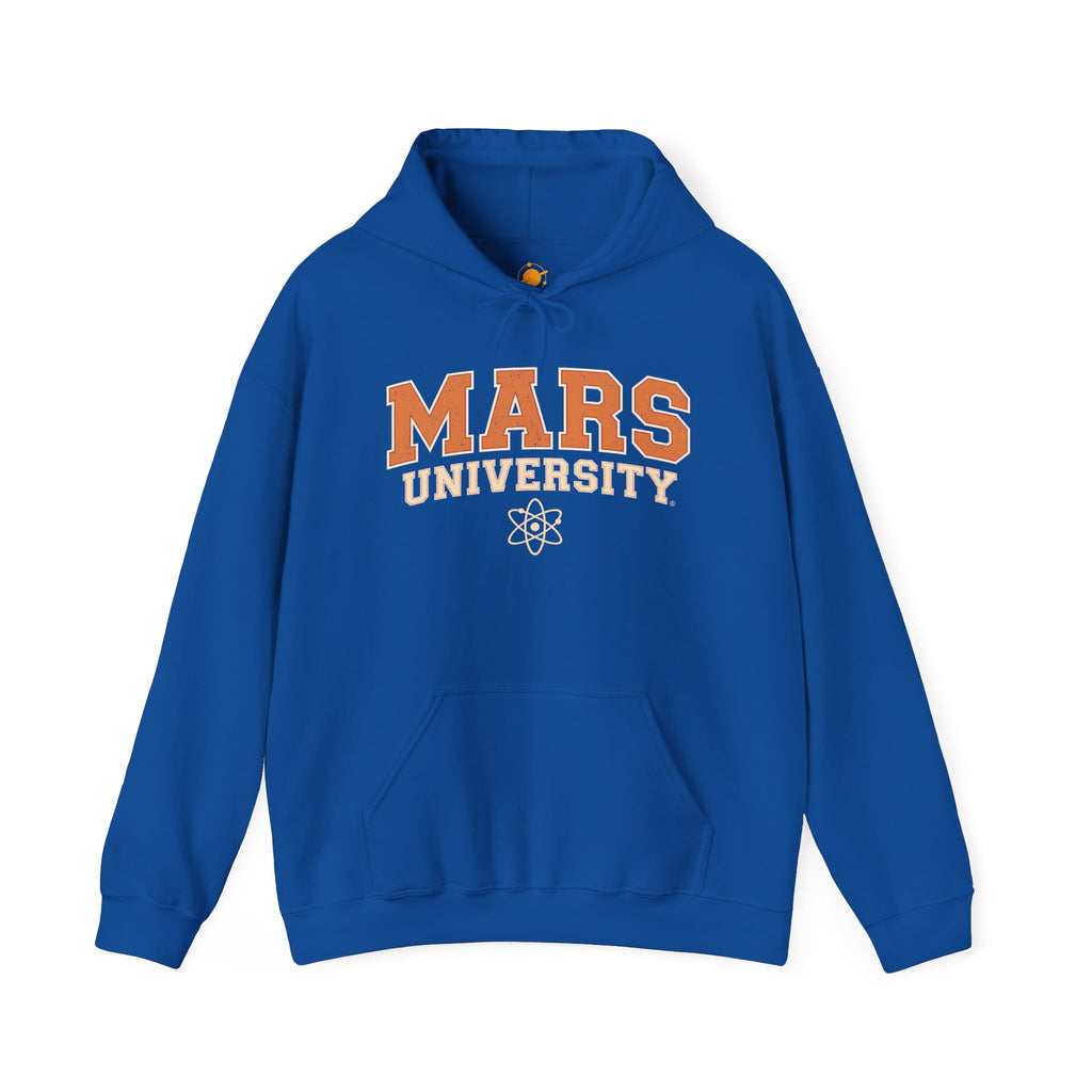 Mars University Hoodie — Retro Collegiate Space Sweatshirt
