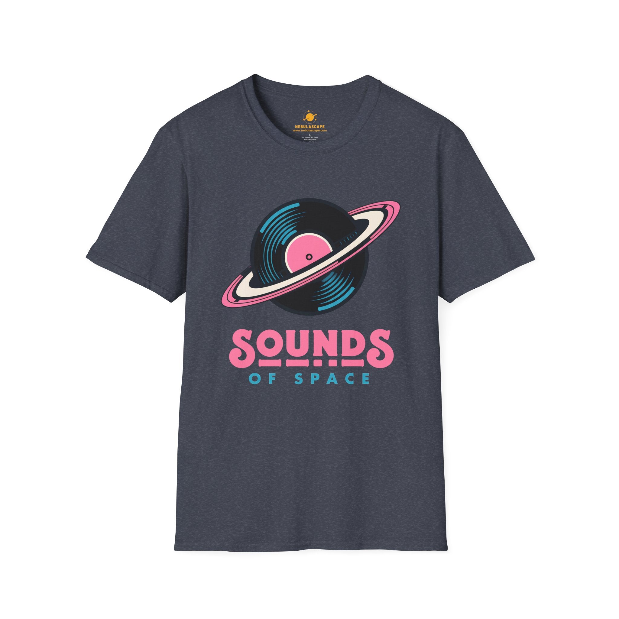 Sounds Of Space Planet Record Disc T-Shirt