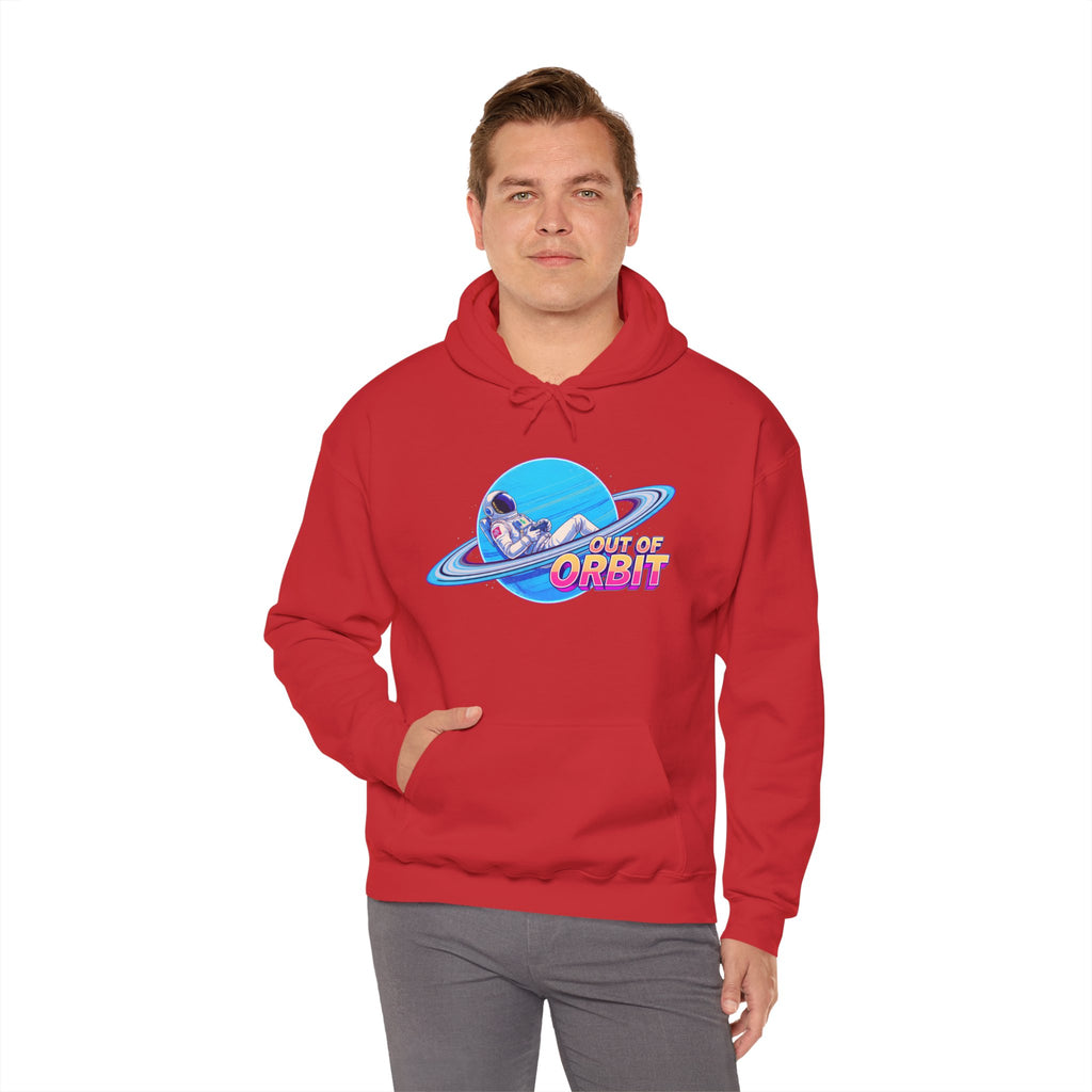 Out of Orbit Astronaut Hoodie – Retro Space Graphic Sweatshirt