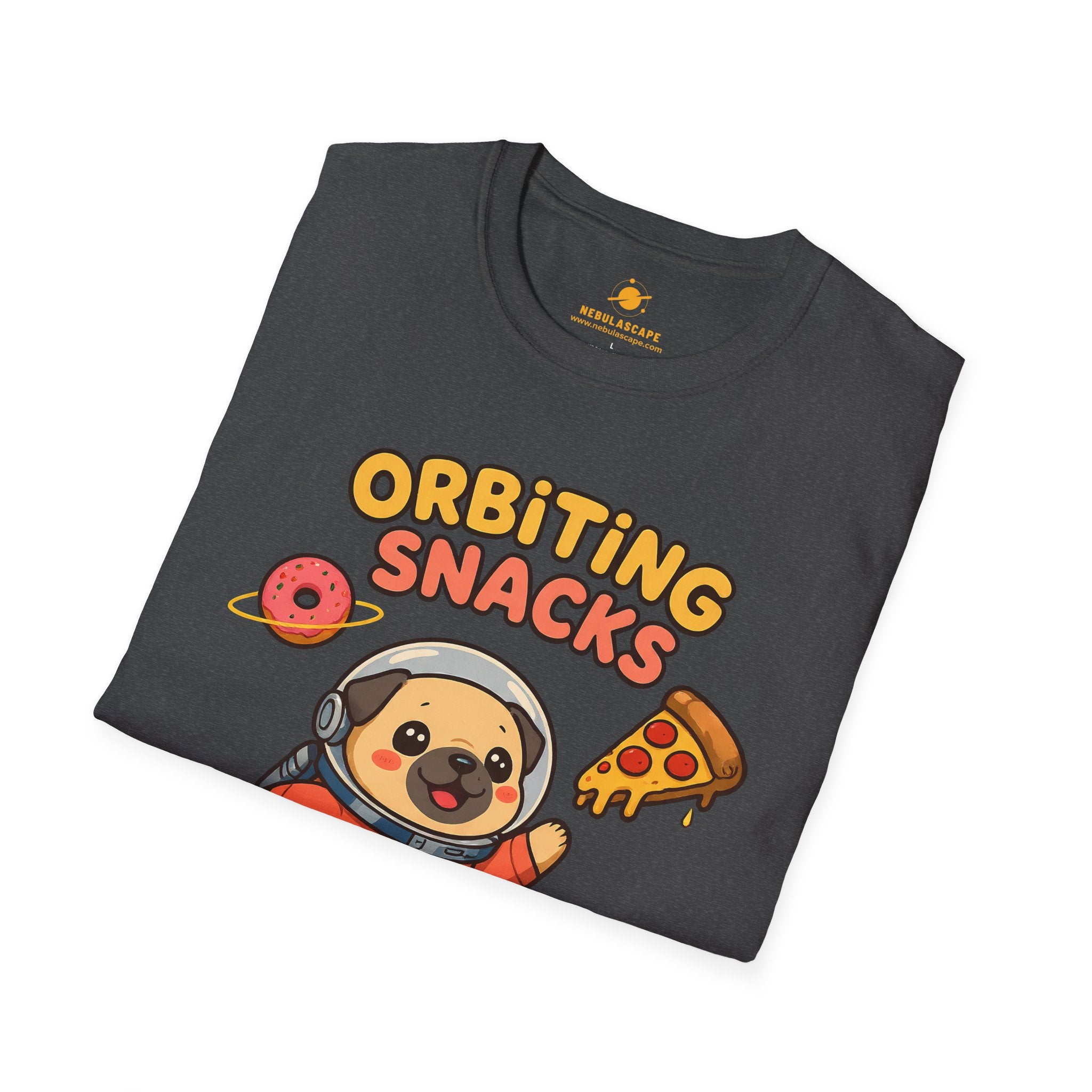 Orbiting Snacks Dog Astronaut T-Shirt