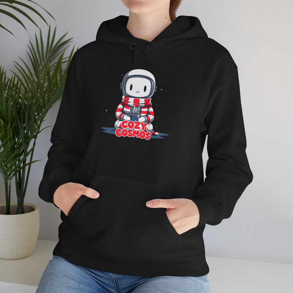 Cozy Cosmos Hoodie — Cute Astronaut Bear Graphic Pullover