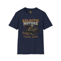 T‑Shirt — Galactic Motors: 'Earth Junk' Alien Mechanic Retro Graphic Tee