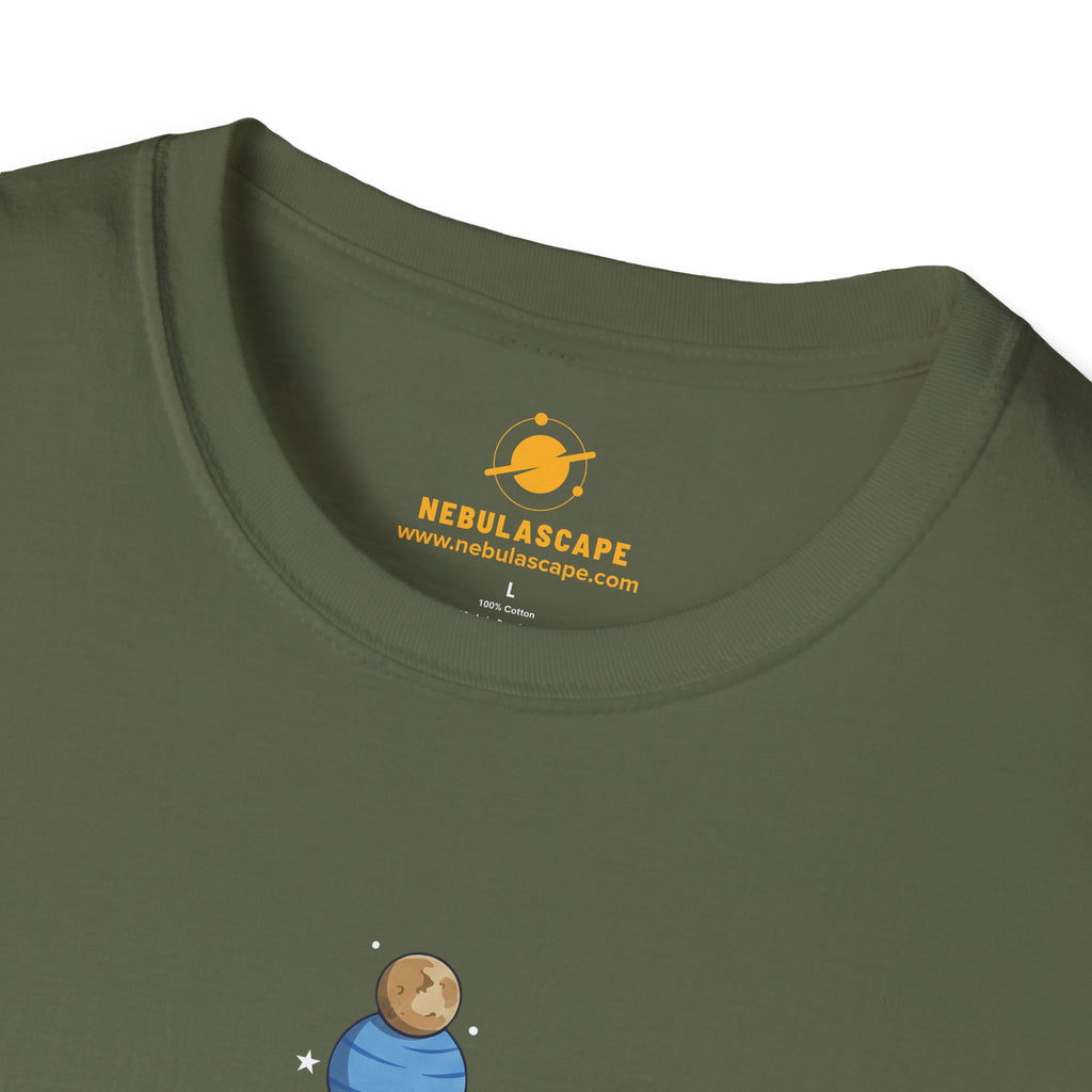 Astronaut Stacking Planets T-Shirt