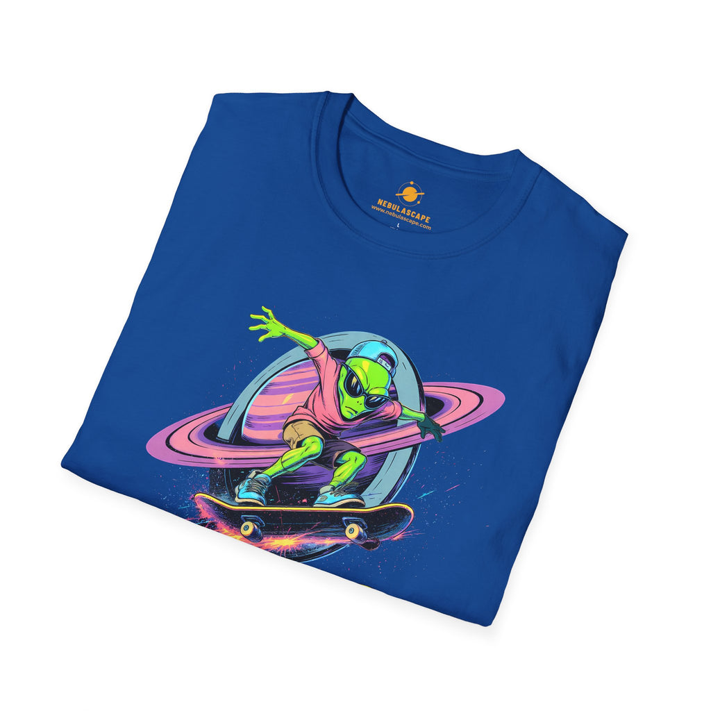 Shred The Void - Alien Skateboarder T-Shirt