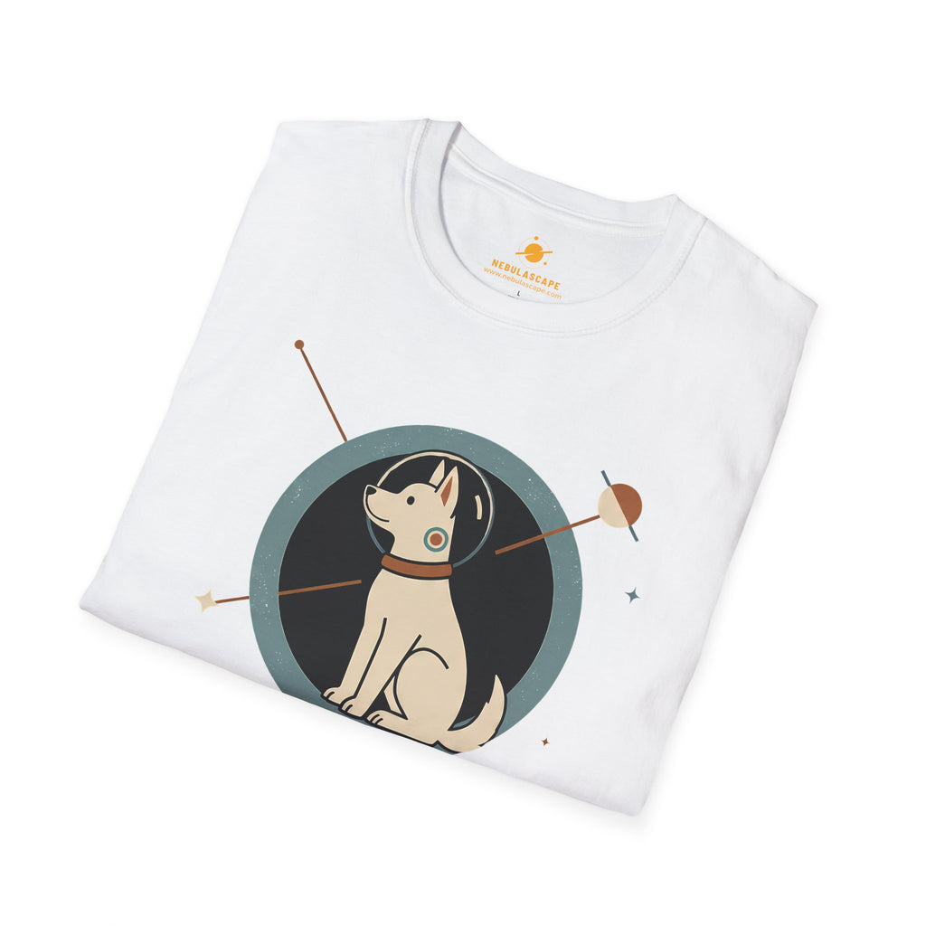 Orbital Pioneer Dog in Space T-Shirt