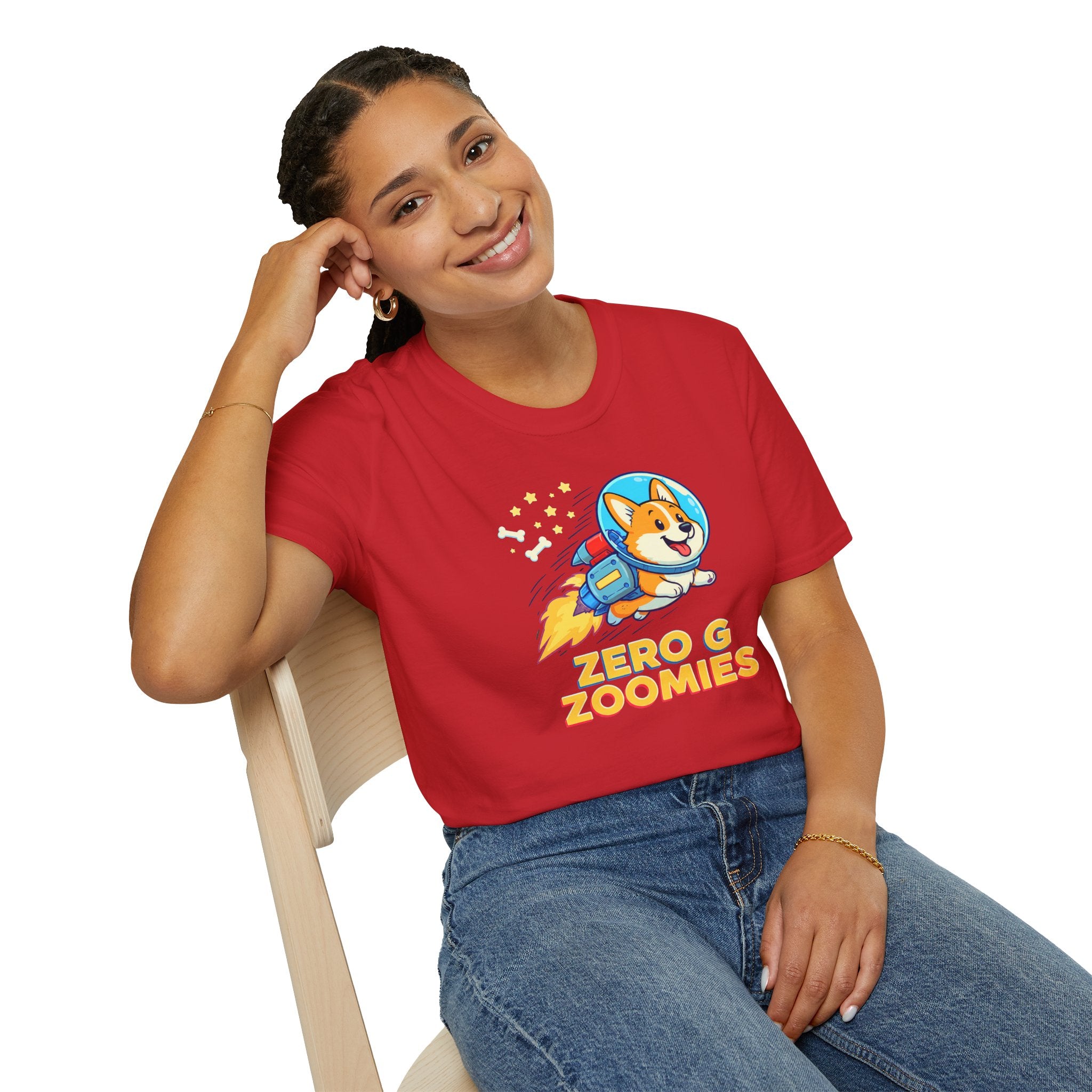 Zero G Zoomies Rocket Dog T-Shirt