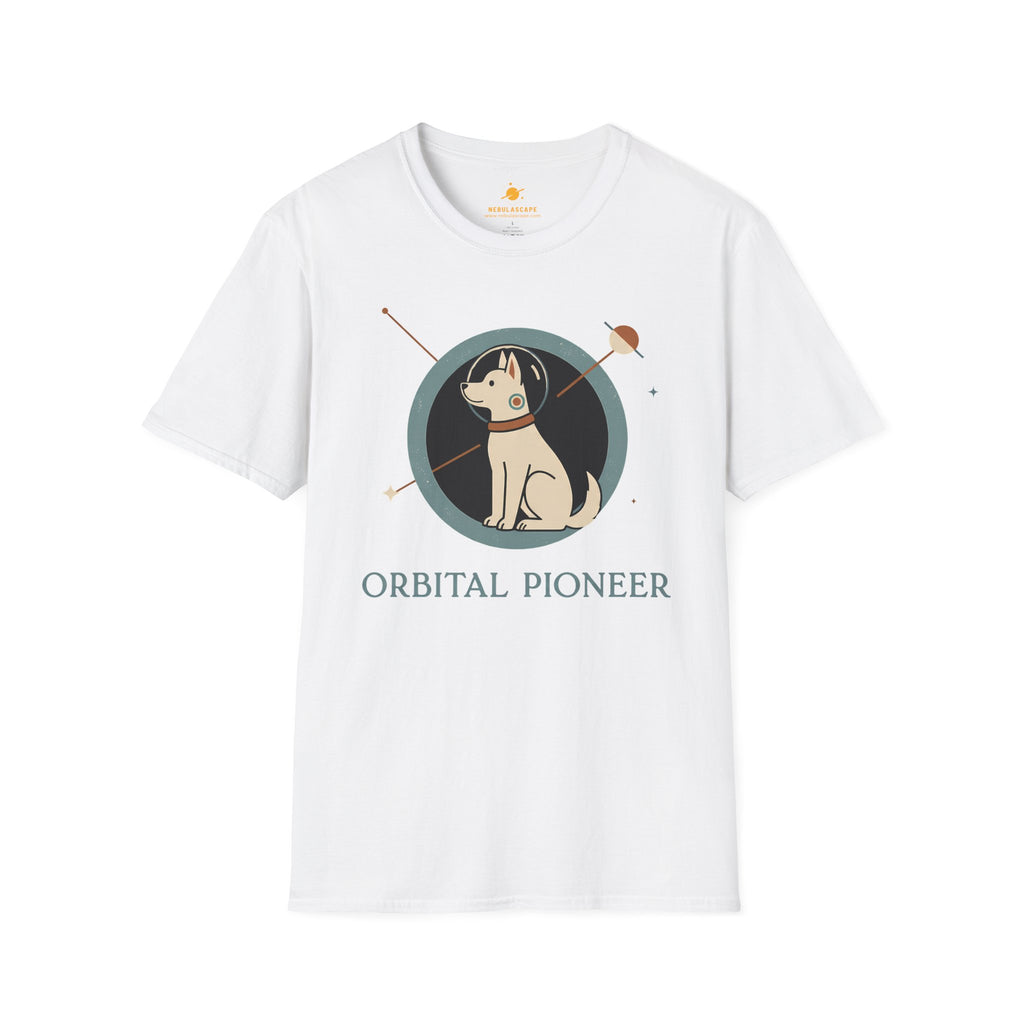 Orbital Pioneer Dog in Space T-Shirt