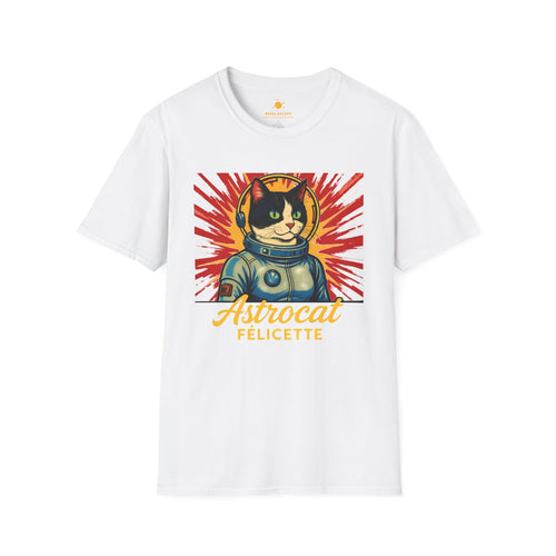 Astrocat Felicette T-Shirt — Retro Space Cat Graphic Tee