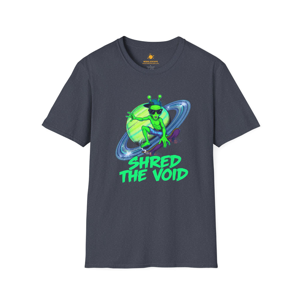 Shred The Void - Alien Skateboarder T-Shirt