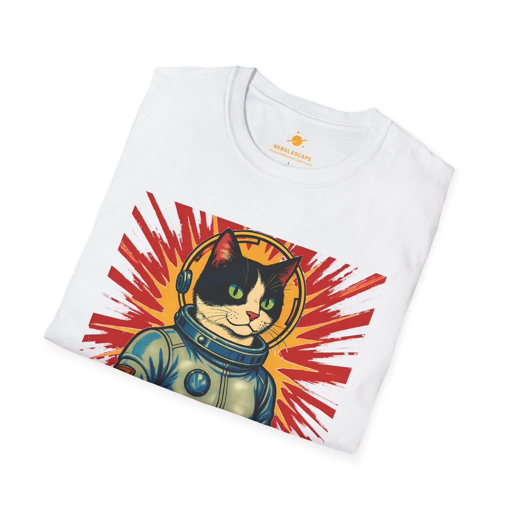 Astrocat Felicette T-Shirt — Retro Space Cat Graphic Tee