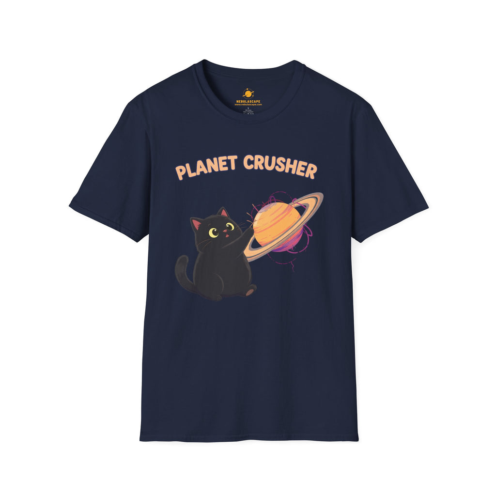 Planet Crusher Black Cat T-Shirt