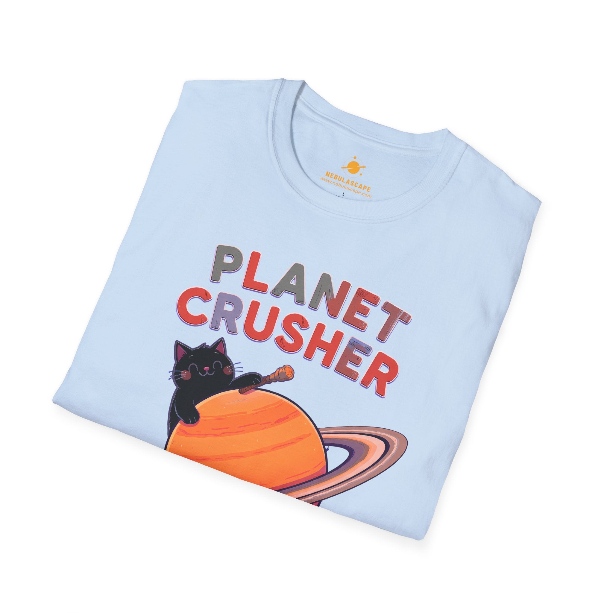 Planet Crusher Black Cat T-Shirt