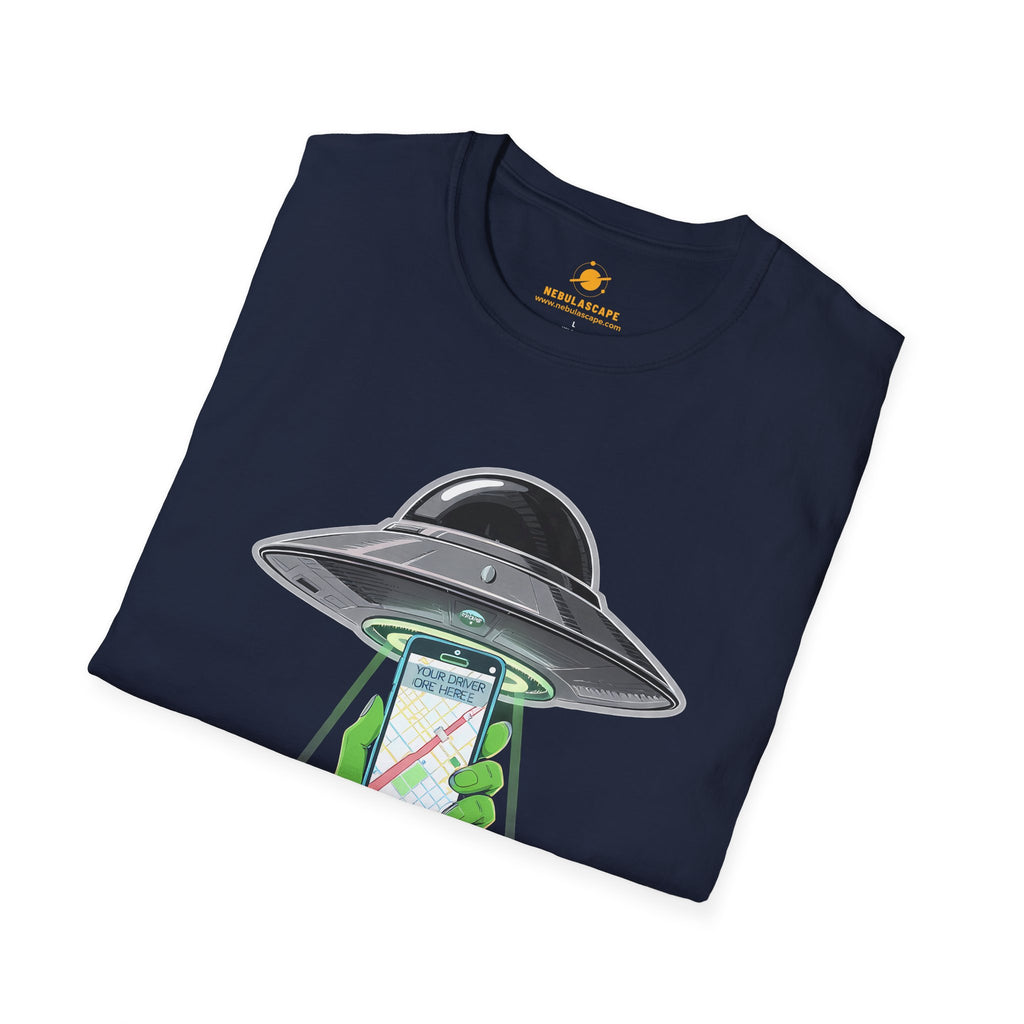 Alien Abduction Graphic Tee — "5 Star Abuction" UFO Phone Design