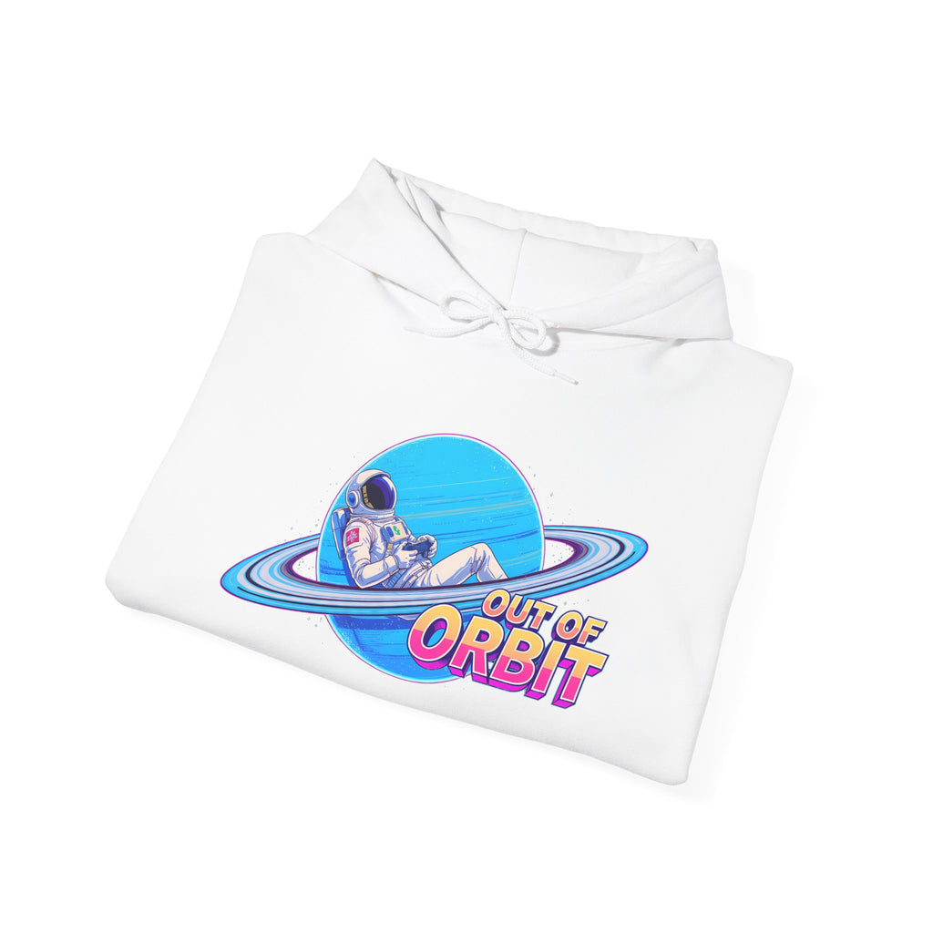 Out of Orbit Astronaut Hoodie – Retro Space Graphic Sweatshirt