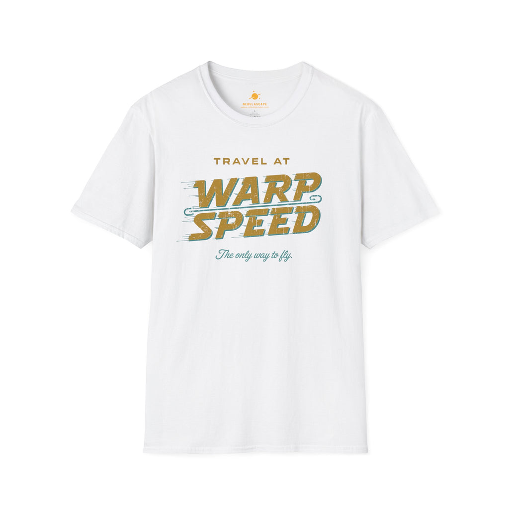 Warp Speed T-Shirt — Travel At Warp Speed Retro Graphic Tee