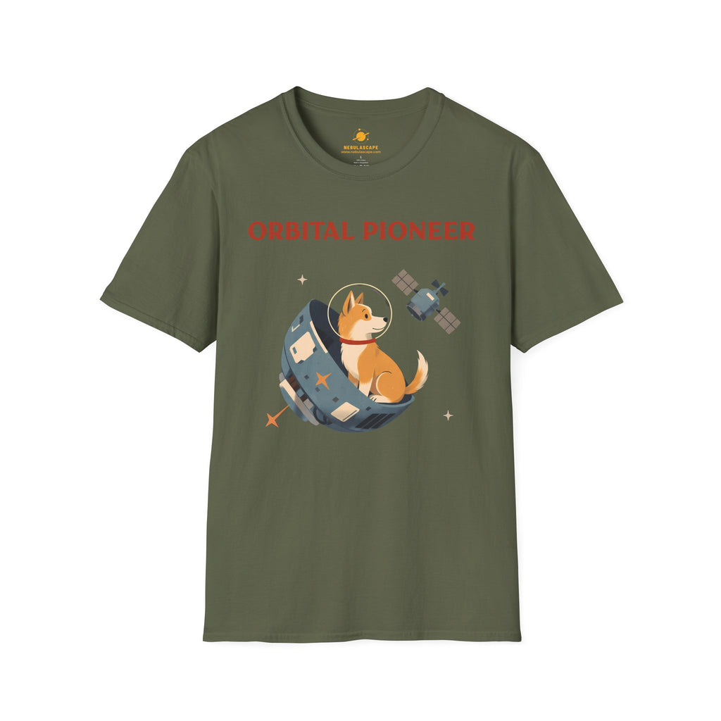 Orbital Pioneer Dog Astronaut T-Shirt