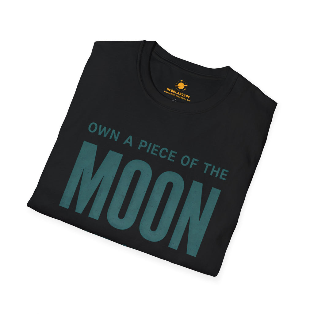 Moon Real Estate T-Shirt — "Own a Piece of the Moon" Vintage Space Tee